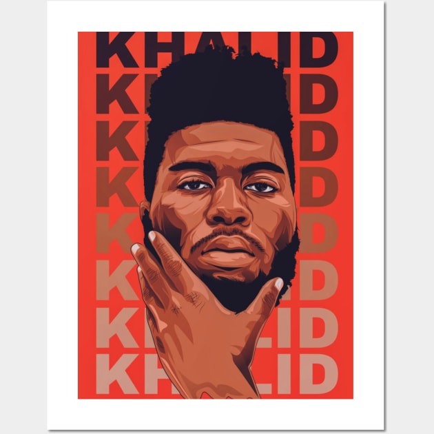 American singer khalid Wall Art by Street Style (Print Designer)